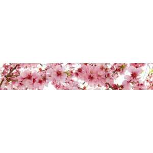 Cseresznyevirágok, konyhai matrica hátfal, 350 cm kép