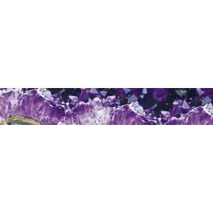 Lila kristályok, konyhai matrica hátfal, 350 cm kép