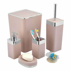 Rózsaszín fürdőszobai kiegészítő szett – Oyo Concept kép