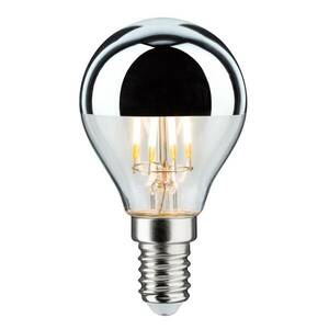 LED lámpa E14 827 fej tükör ezüst 4.8W fényerőszabályozható kép