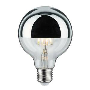 LED lámpa E27 827 6.5W fej tükör ezüst színben kép