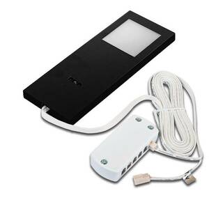 Pultvilágító LED SlimPad F szabályzós 3000K fekete kép