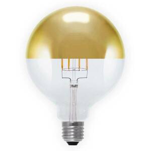LED tükrös gömb lámpa E27 7W arany kép
