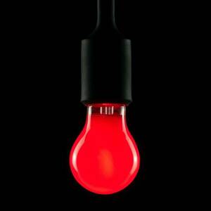 E27 2 W LED izzó körte piros dimmelhető kép