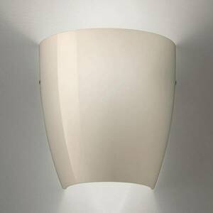 Fali lámpa Dafne üvegből, fényes szürke színben kép