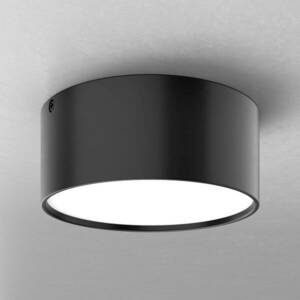 Mine egyszerű LED mennyezeti lámpa, fekete 14 cm kép