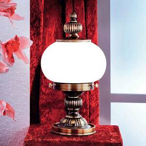 Delia asztali lámpa antik sárgaréz kép