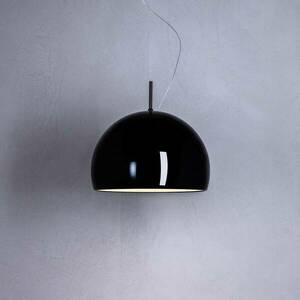 Prandina Biluna S5 függő lámpa, fekete, fényes kép