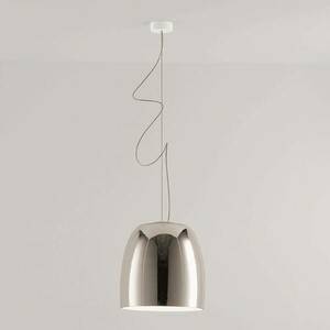 Prandina Notte S3 függő lámpa, króm fényes/fehér kép