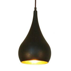 Menzel Solo függő lámpa hagyma barna-fekete 16 cm kép