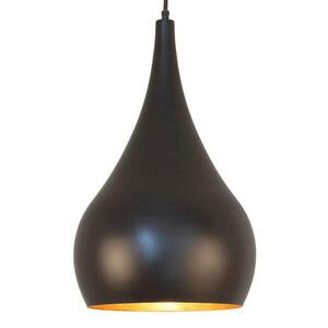 Menzel Solo függő lámpa hagyma barna-fekete 30 cm kép