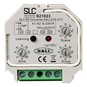 SLC RF - DALI jelátalakító, hangolható fehér színű kép