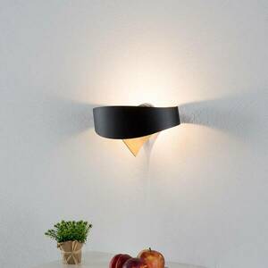 Fekete és arany dizájner fali lámpa Scudo LED kép
