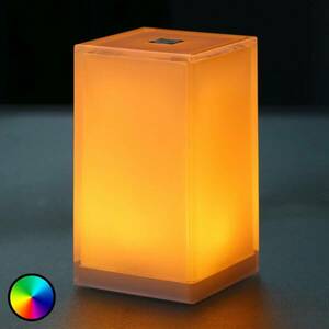 Hordozható asztali lámpa Cub, alkalmazással vezérelhető, RGBW kép