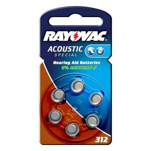 Gombelem Rayovac 312 Acoustic 1, 4V, 180m/Ah kép