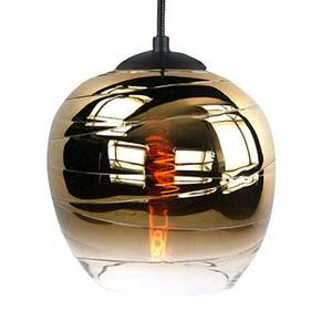 Fantasy Apple lámpaernyő, arany, Ø 22 cm, üveg kép