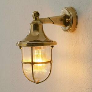 Kültéri fali lámpa Ocean lámpa, sárgaréz, laterna kép