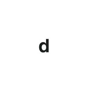 Öntapadós d betű kép