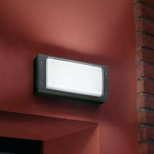 Modern kültéri fali lámpa BLIZ RING, antracit kép