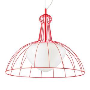 Piros designer függő lámpa Lab - made in Italy kép