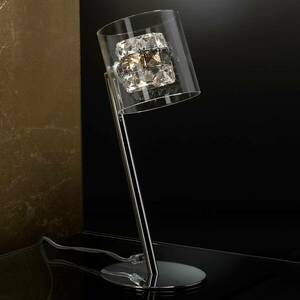 Flash LED asztali lámpa kristálygyűrűkkel kép