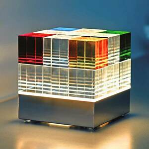 TECNOLUMEN Cubelight LED asztali lámpa, színes kép