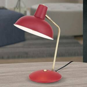 Vintage megjelenés - asztali lámpa Fedra piros kép