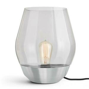 New Works Bowl asztali lámpa acél/füstüveg kép