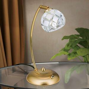 Ólom kristály asztali lámpa Maderno, arany kép