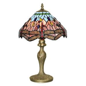 Asztali lámpa Dragonfly Tiffany stílusban kép
