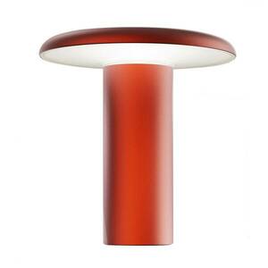 Artemide Takku LED asztali lámpa újratölthető akkumulátorral, piros színben kép