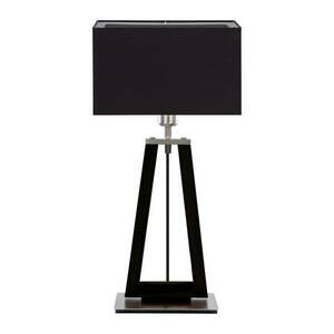 HerzBlut Bi Bob asztali lámpa, kőris tölgyfa szén/fekete kép