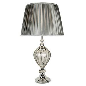 Asztali lámpa Greyson, szürke textil ernyővel kép