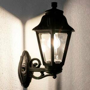 LED külső fali lámpa Bisso Anna E27 fekete kép