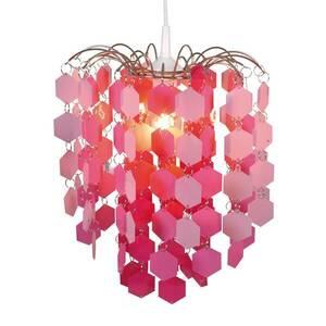 Függő lámpa 6008519 rózsaszín dekoratív elemekkel kép