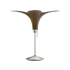 UMAGE Jazz asztali lámpa sötét tölgyfa, acél lábazat kép
