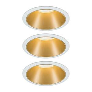 Paulmann Cole LED-spot, aranyfeh., 3 db-os készl. kép