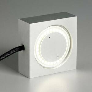 TECNOLUMEN Square LED asztali lámpa fekete kábel kép