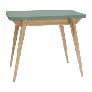 Bővíthető étkezőasztal zöld asztallappal 65x90 cm Envelope - Ragaba kép