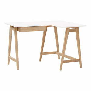 Íróasztal fehér asztallappal 85x115 cm Luka – Ragaba kép