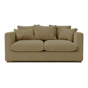 Bézs kordbársony kanapé 175 cm Comfy – Scandic kép