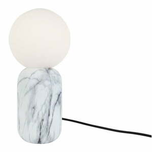 Gala fehér asztali lámpa márvány dekorral, magasság 32 cm - Leitmotiv kép