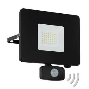 Faedo 3 LED kültéri spot érzékelővel, fekete, 30W kép