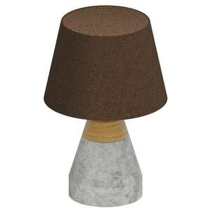 Tarega textil asztali lámpa beton talppal kép