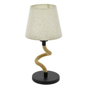 Rampside asztali lámpa kötéllel és textilbúrával kép