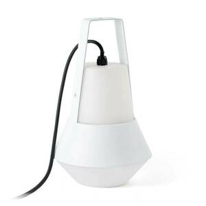 Cat - mobil kültéri lámpa fehérben kép