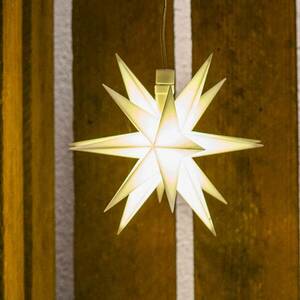 LED csillag, kültéri, 18 ágú, Ø 12 cm elem fehér kép