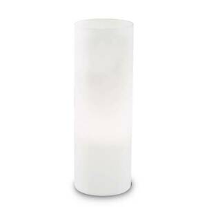 Edo asztali lámpa fehér üvegből, magassága 35 cm kép