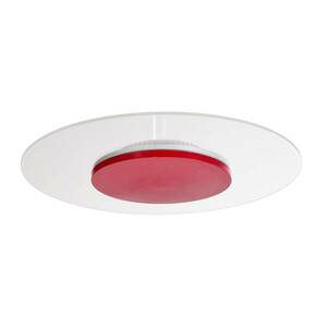 Zaniah LED mennyezeti lámpa, 360°-os fény, 24W, piros színű kép