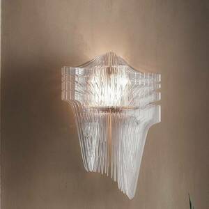 Slamp Aria designer fali lámpa, átlátszó kép